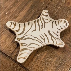 Zebra Trinket Plate